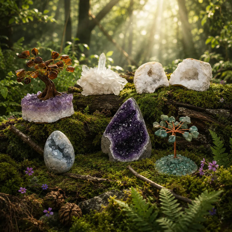 Arbres de Vie, Macles, Géodes