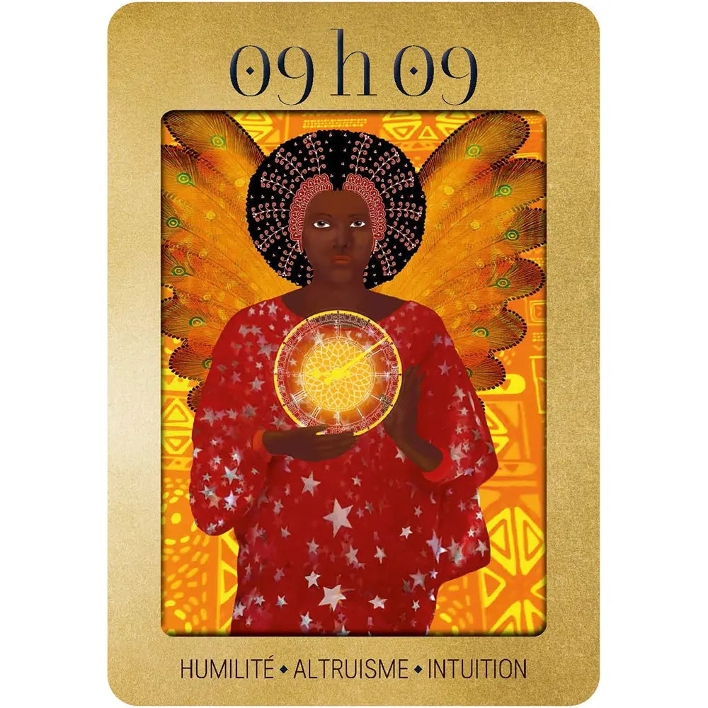 L'Oracle Angélique des Heures Miroirs - Coffret 37 Cartes Amina Ndam Editions Exergue