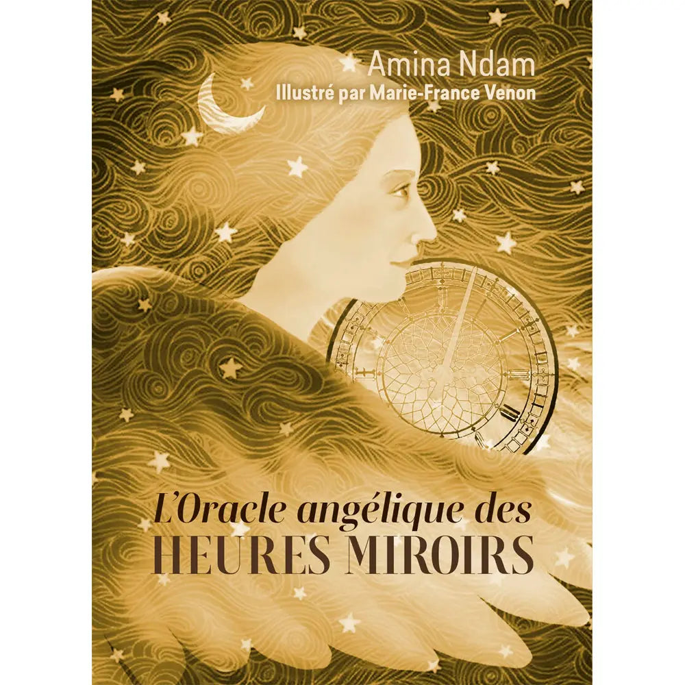L'Oracle Angélique des Heures Miroirs - Coffret 37 Cartes Amina Ndam Editions Exergue