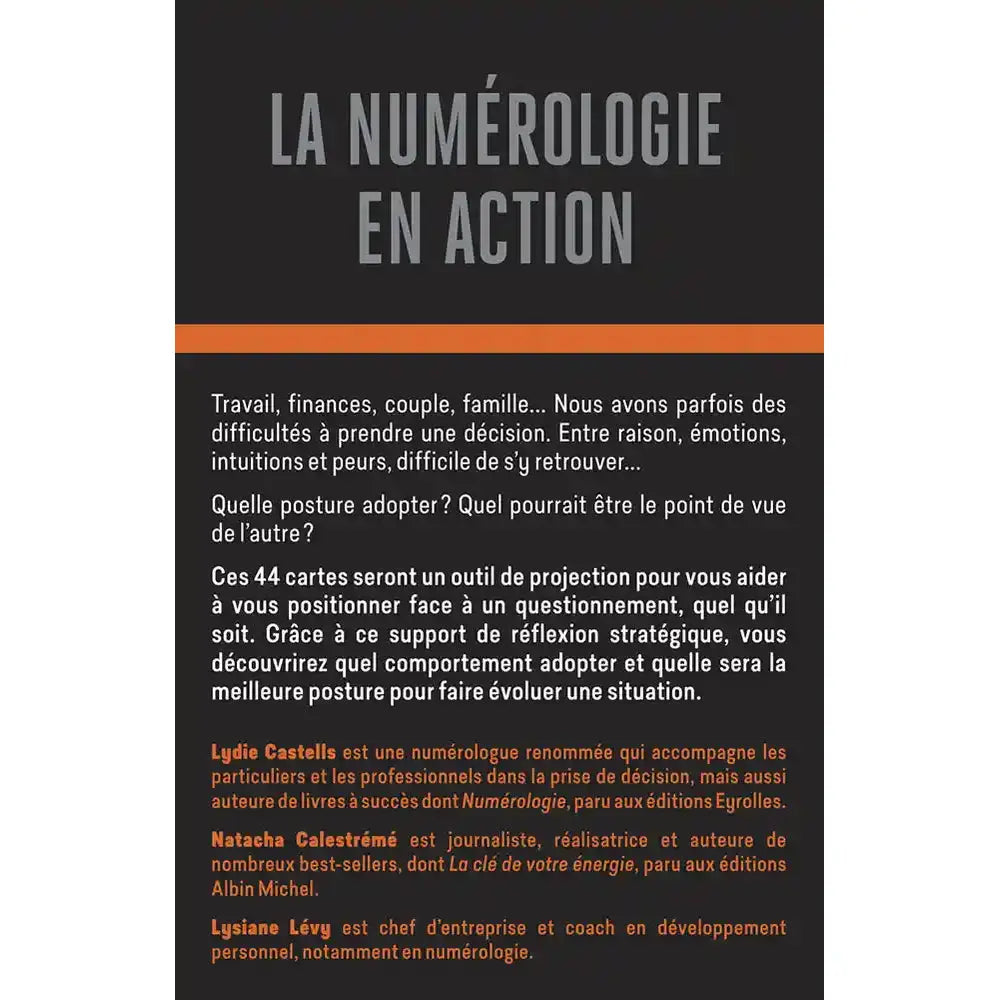 La Numérologie en Action - 44 Cartes - Lydie Castells, Natacha Calestrémé Le Courrier du Livre