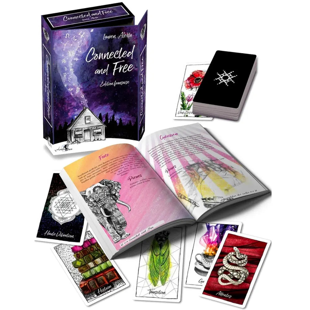 Connected and Free - Coffret Edition Française 55 Cartes Editions Arcana Sacra