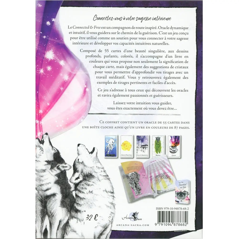 Connected and Free - Coffret Edition Française 55 Cartes Editions Arcana Sacra