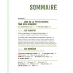 Sommaire du livre DIY Herbes médicinales détaillant les parties sur la phytothérapie, les plantes et les remèdes.