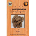 Paquet d’encens rares « Le Secret des Océans » n°96, visuel de cônes d’encens bruns sur fond bois.
