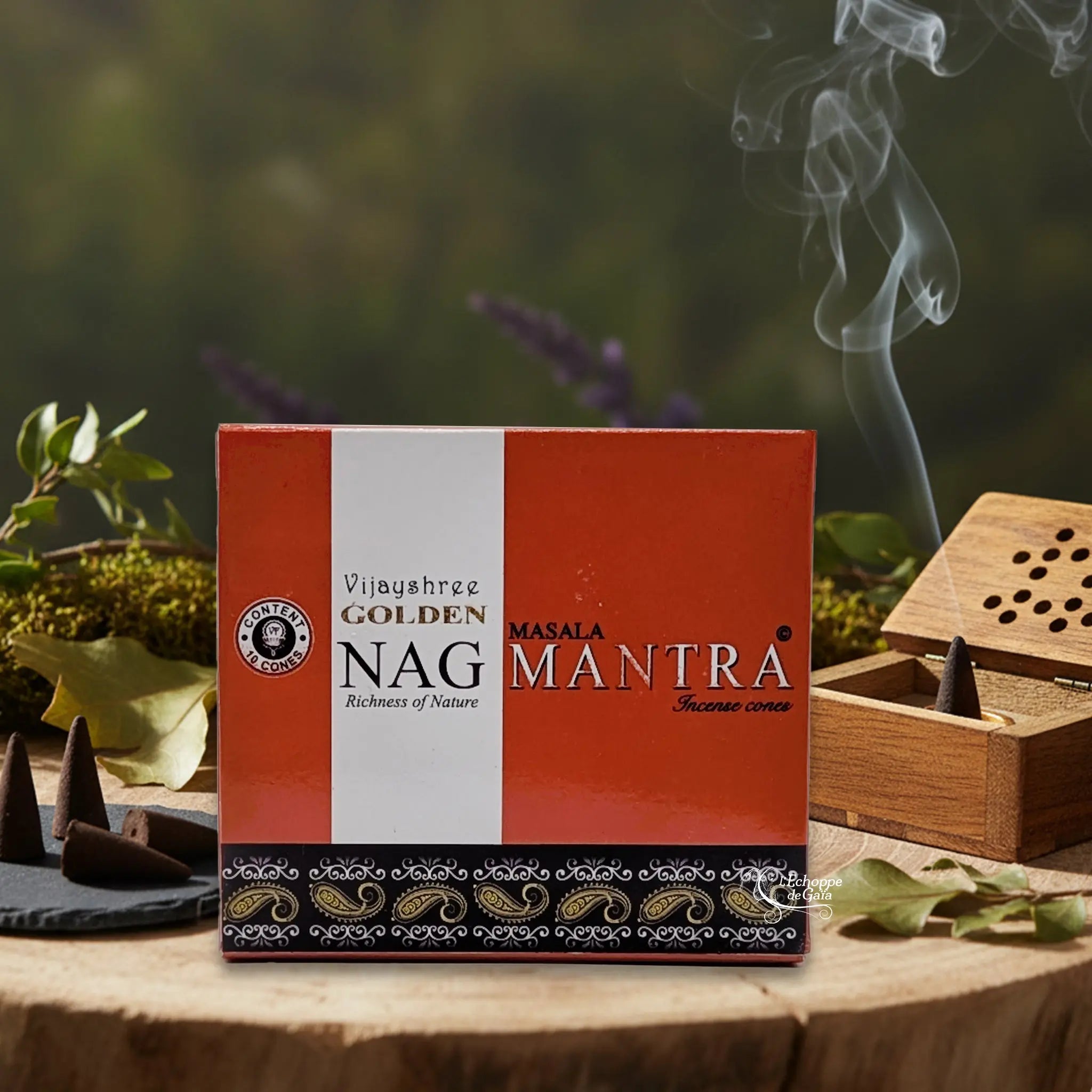 Encens Golden Nag Mantra - Cônes Vijayshree Golden