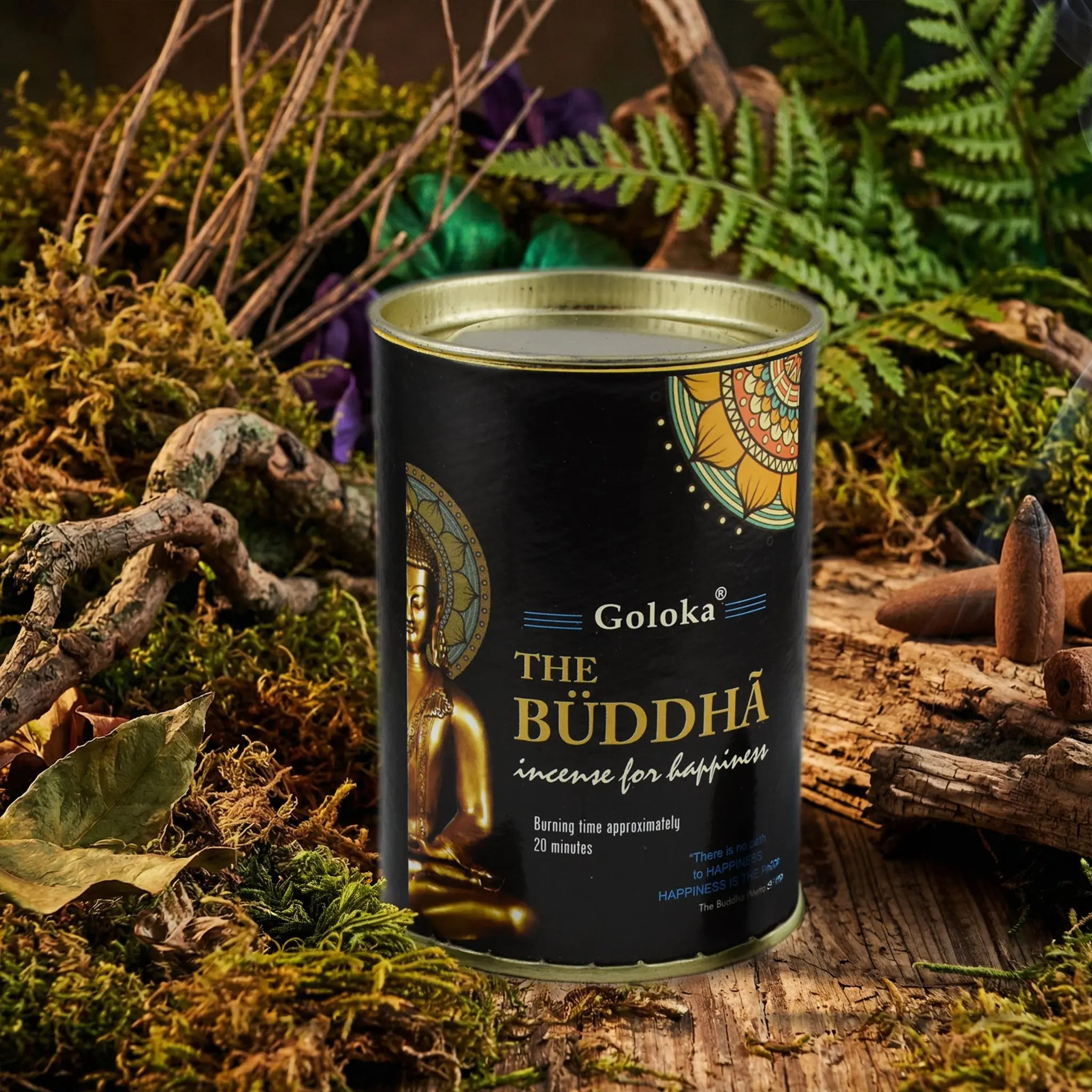 Encens Goloka Backflow Cônes - Buddha Echoppe de Gaïa