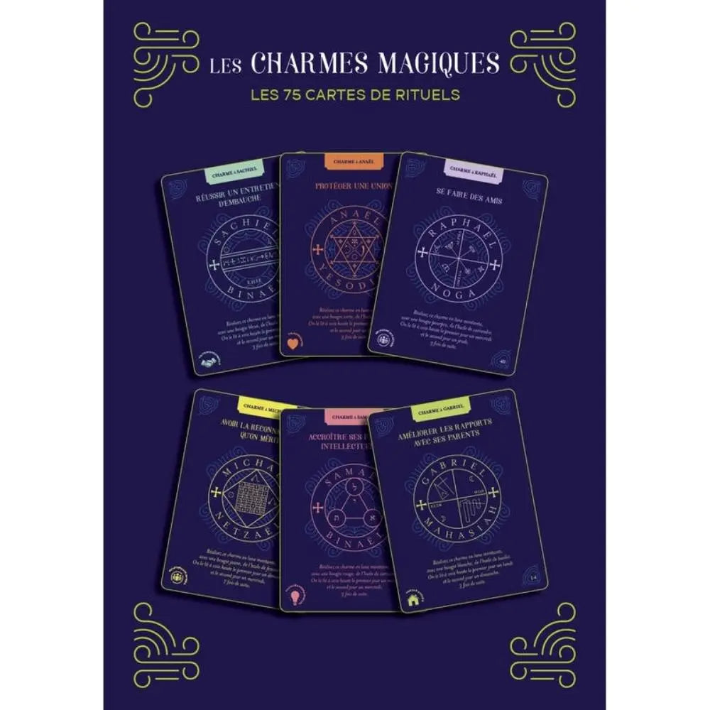 Coffret Granger Les Charmes Magiques - 75 Cartes de Rituels Editions Grancher