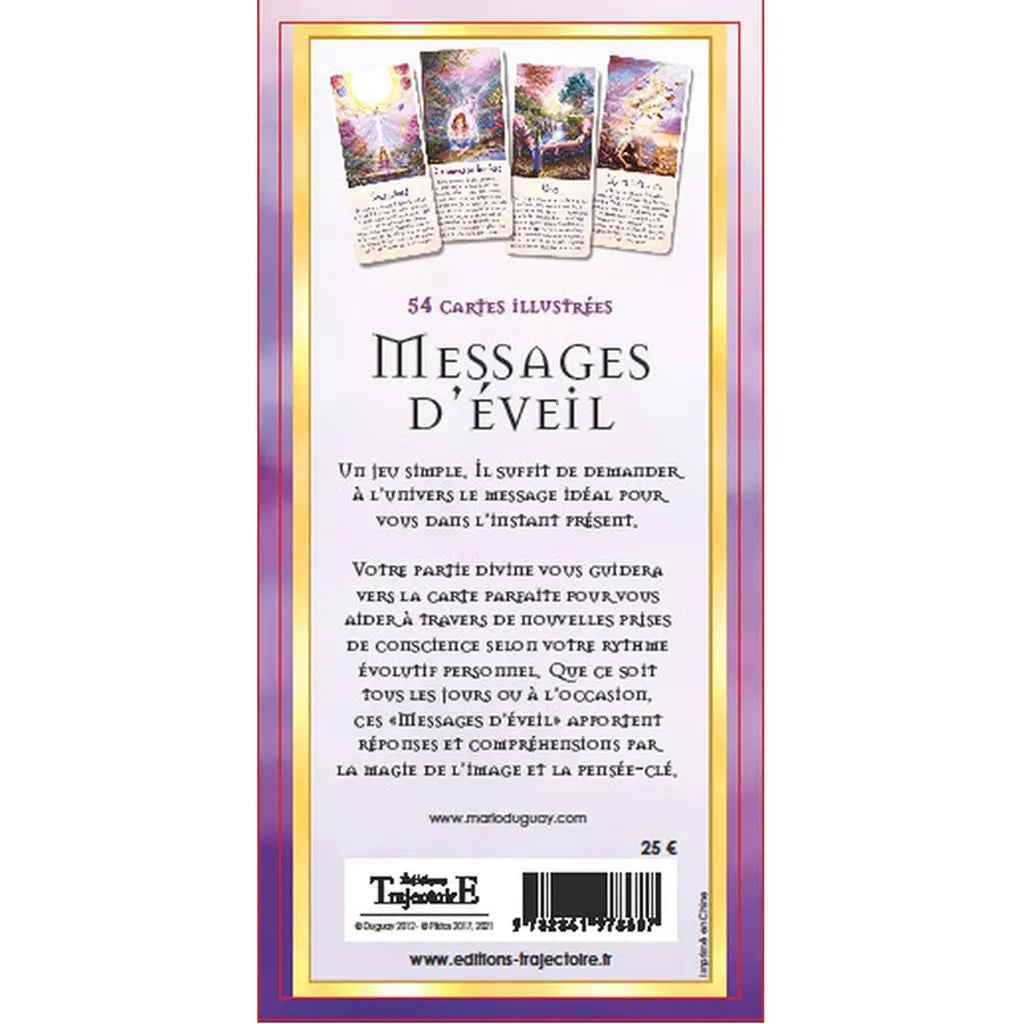Cartes de méditation - Messages d'Eveil Editions Trajectoire